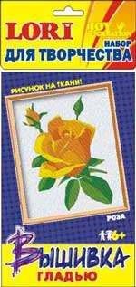Вышивка гладью "Роза"  LORI