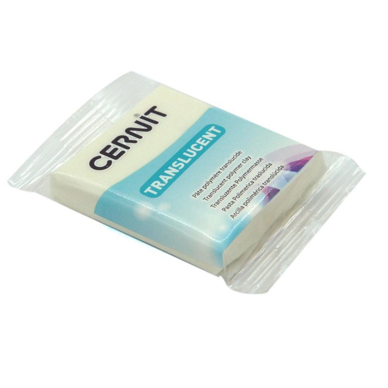 Глина полимерная "Cernit TRANSLUCENT" прозрачный цв. 005 прозрачный 56гр.  Cernit CE0920056														