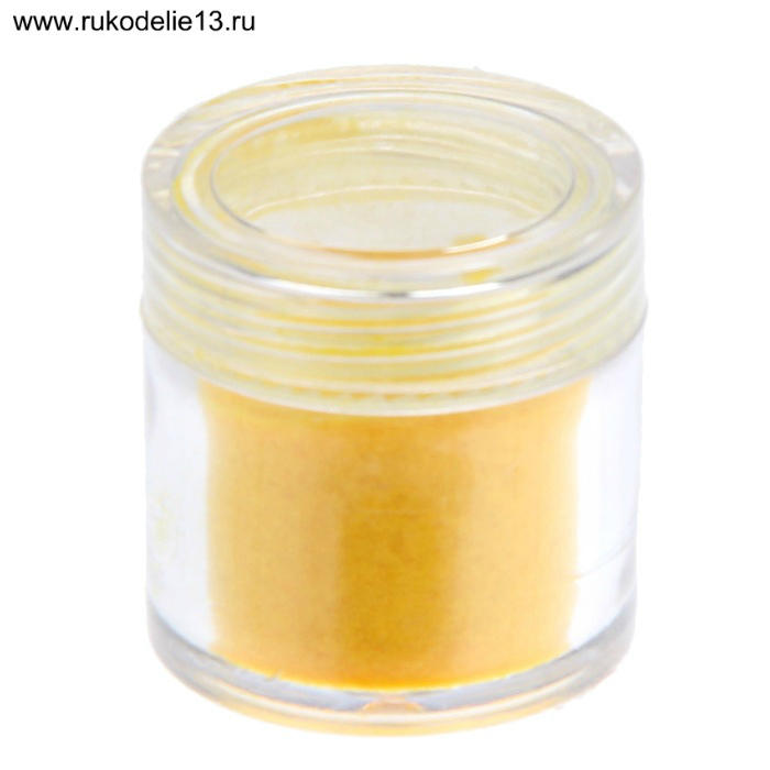 Пыльца (флок-пудра) желтый в баночке  СМ 1123339