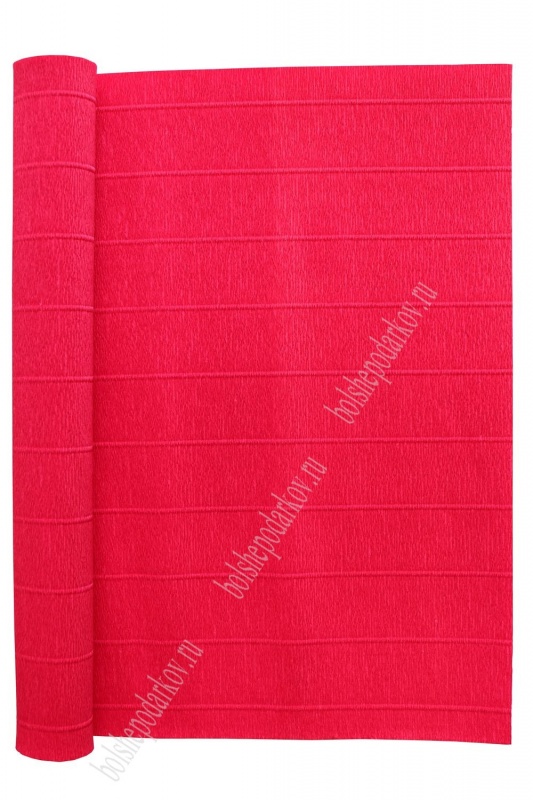 Бумага гофре 582 бордо 50см*2,5м 180гр.  Италия 582														