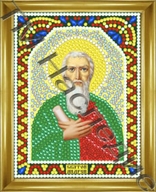 Мозаика с рамкой "Андрей" ИМРА5-020 12*15см, круглые стразы в пакете  Наследие ИМРА5-020														