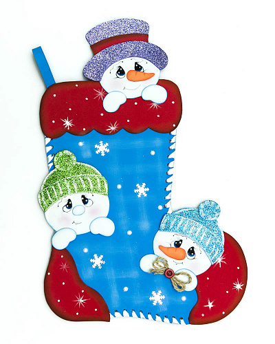 Набор для творчества "Новогодний сапожок" из фоамирана  Волшебная мастерская