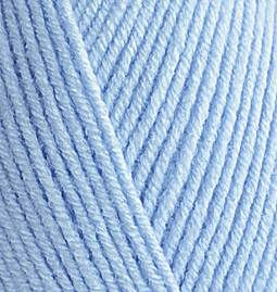 Пряжа "BABY BEST" 40 голубой 5*100 г. 240м 10% бамбук, 90% анти-пиллинг  ALIZE											
