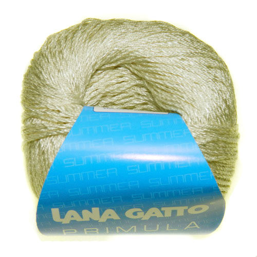 Пряжа "PRIMULA" 6537 кремовый 10*50 г. 158м 67% хлопок, 33% вискоза  Lana Gatto 6537														
