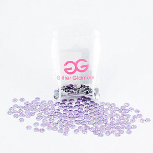 Стразы термоклеевые "Nailheads Round Holo Purple" 4мм металл 288шт.  ГЕЛА 500182/26528														