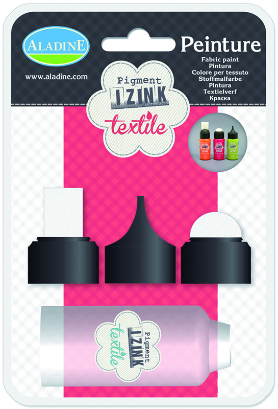 Насадки для текстильной краски для росписи 12,5*4,5*18см   ALADINE  Франция 80750														