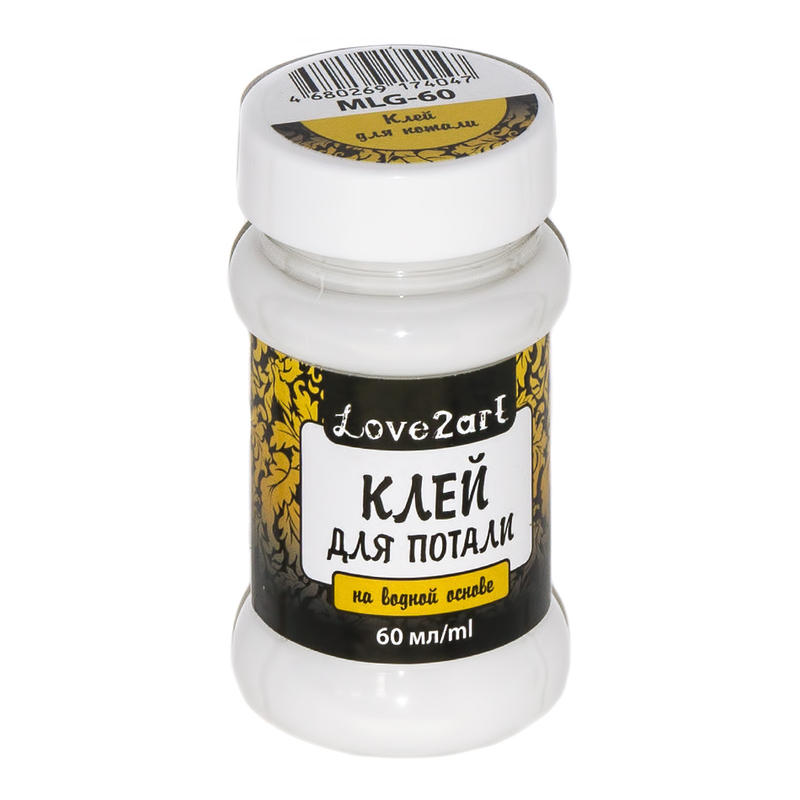 Клей для потали 60мл, водная основа  Love2art MLG-60														