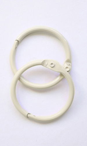 Кольца для альбомов цвет слоновая кость, 40мм, набор 2шт.  ScrapBerrys SCB2504340