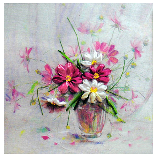 Вышивка лентами Чаривна Мить "Касмеи" (19*35см) Л-019														