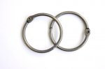 Кольца для альбомов цвет серебро, 40мм, набор 2шт. 