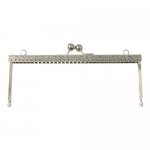 Застежка для сумок размер 20,5*10см металл цвет латунь