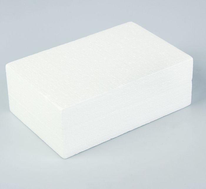 Пенопласт белый Кирпич (основа флорестическая) 22*14*8см  НИКИ														