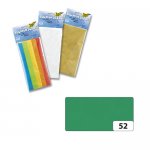 Бумага тонкая (папиросная), 20г/м², 50х70см, 5л. (910) т. зеленый 52