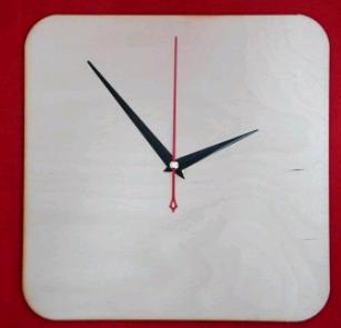 Заготовка для декорирования "Основа д/часов. Квадрат" дерево 245*245мм  Полноцвет 13905