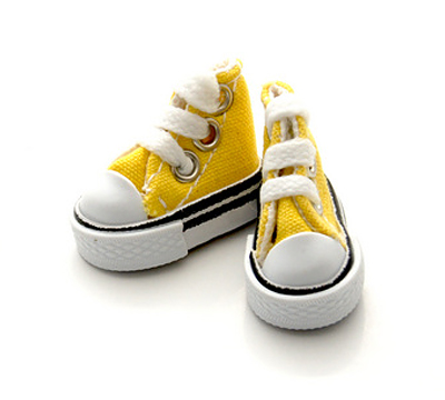 Кеды для кукол, 3,9*3см, желтый 25234														