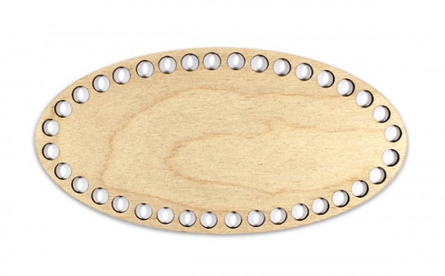 Дно дерево овал 20х10 см  ШТ														