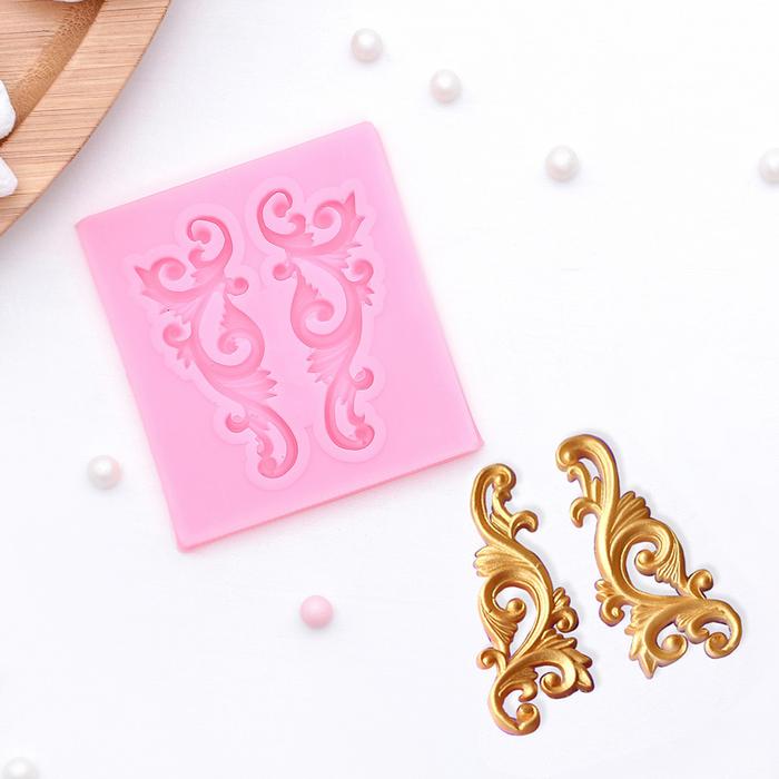 Молд для творчества "Лепнина" 5,2*6*0,5см  АртУзор 612472/2563675														