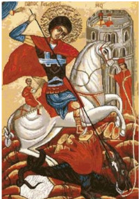 Вышивка бисером ГОБЛЕНИ КЛАСИК "Георгий Победоносец" (24*36см)