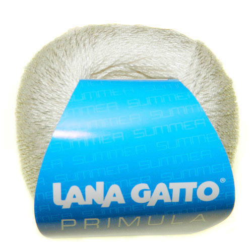 Пряжа "PRIMULA" 6565 кремовый  10*50 г. 158м 67% хлопок, 33% вискоза  Lana Gatto 6565														