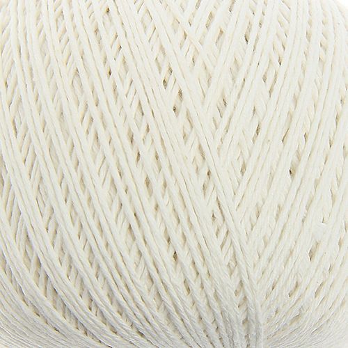 Пряжа "Фиалка" 0101 белый 12*75 г. 100% хлопок  Пр-ниточ комбинат им. Кирова