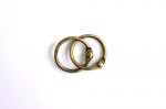 Кольца для альбомов цвет состаренная медь, 20мм, набор 2шт.