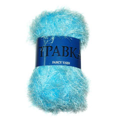 Пряжа "Травка" 516 голубой 5*100 г. 110м 100% полиэстер  Германия												