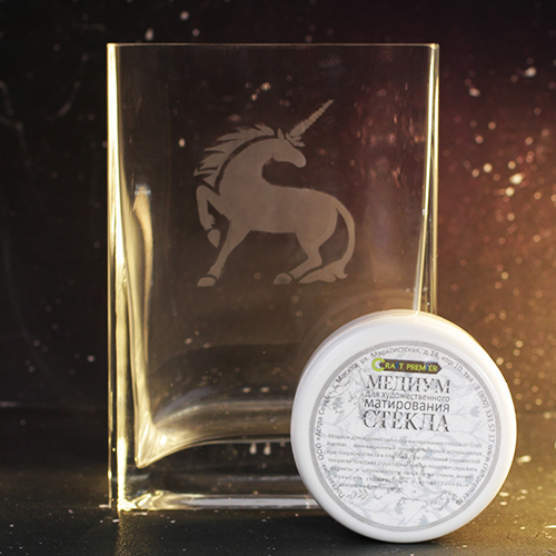 Медиум для художественного матирования стекла (многоразовый) 50гр  Craft Premier Z0082														