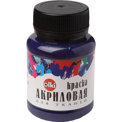 Краски акриловые  1цв. фиолетовый 100мл  Olki  С-Пб 3275/405060														