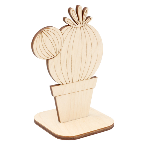 Заготовки деревян. Кактус №5 7.0*16.8см (L=1030)  АСТРА L-1030														