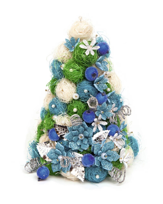 Набор для творчества "Елочка "Мерцание" сизаль  Волшебная мастерская