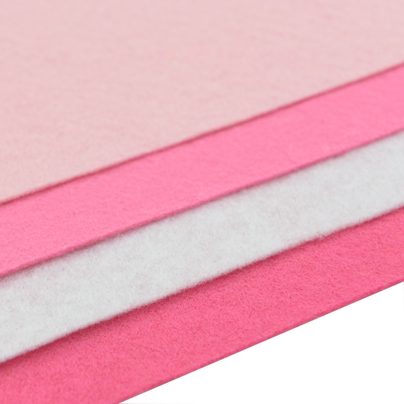 Фетр набор №5 4 листа (оттенки розового + белый) мягкий А4 1мм АСТРА 7730788 Фетр набор №5 4 листа (оттенки розового + белый) мягкий А4 1мм АСТРА 7730788