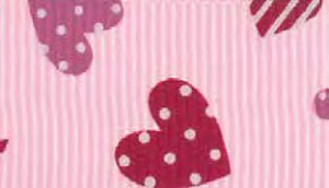 Лента репсовая "Сердечки" 20мм, 20мм*5м  ГЕЛА VR20.142														