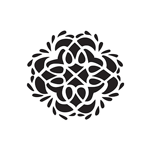 Трафарет для творчества "Орнамент" 15*20см D-738														