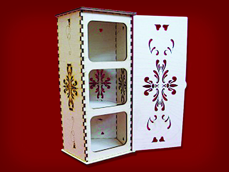 Заготовка для декорирования "Коробка для чая. Пятиугольная" дерево  ГЕЛА