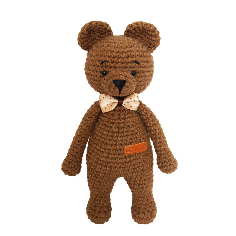 Набор для творчества "Вязание игрушки "Мишка" 17см  Совушка В-103														