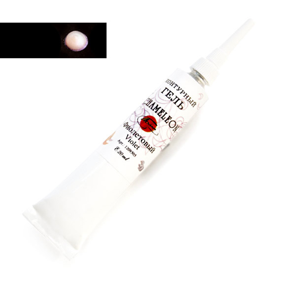 Гель контурный "ХАМЕЛЕОН" фиолетовый, туба 20 мл  ТАИР