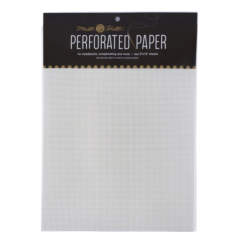 Бумага перфорированная 14 ct цв. белый 22,8*30,5 см набор 2 л. за 1л.  ГЕЛА PP1														