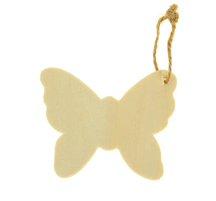 Заготовка для декорирования "Бабочка" дерево 8*6,5*0,4см