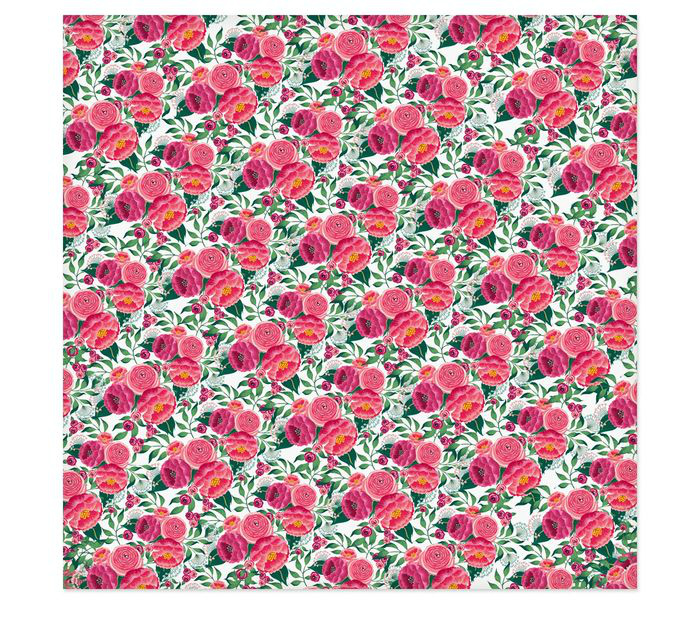 Бумага для скрапб. двустор. "Розовые бутоны" 30,5*30,5см  АртУзор 2655824														
