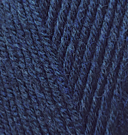 Пряжа "BABY BEST" 58 темно-синий 5*100 г. 240м 10% бамбук, 90% анти-пиллинг  ALIZE 58														