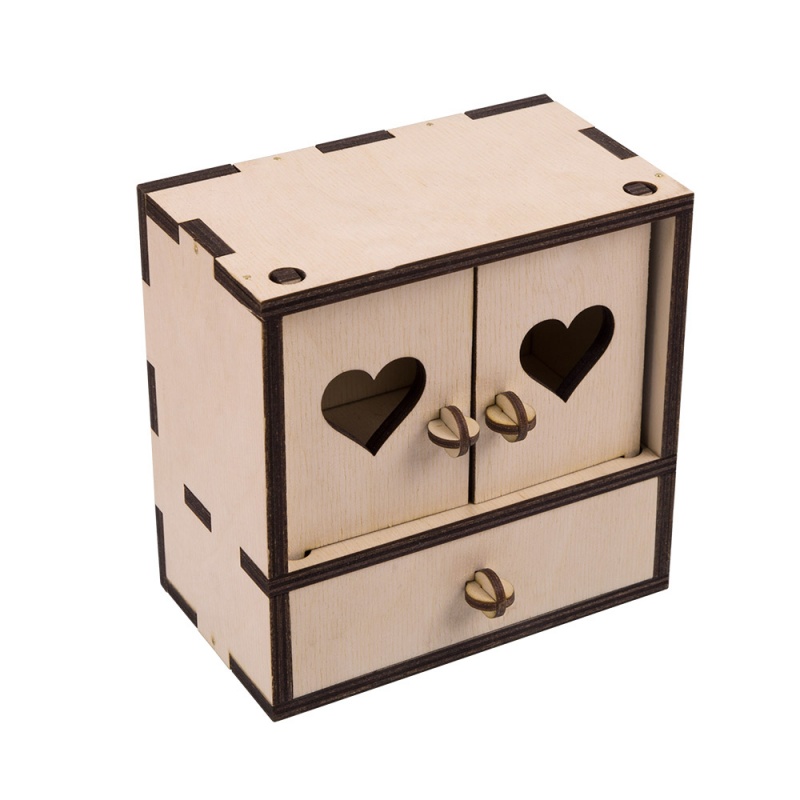 Заготовки деревян. Комодик 13*7*13см  Mr.Carving ВК-004														