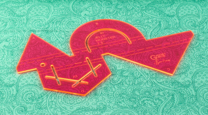 Лекало универсальное "Jelly Monster" для вырезания геометрических форм  ГЕЛА ERGG01.PNK														