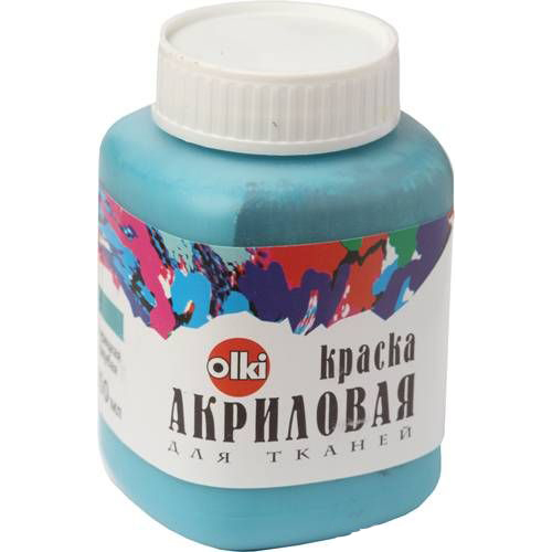 Краски акриловые  1цв. турецкая голубая 100мл  Olki 405058														