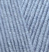 Пряжа "LANAGOLD CLASSIC" 221 св.джинс 5*100 г. 240м 49% шерсть, 51 % акрил  ALIZE221 221														