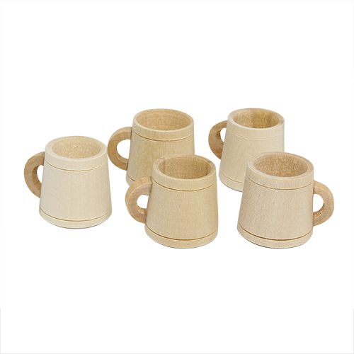 Заготовки деревян. Кружка мини 2,1*2,5*2см набор 5шт. за 1шт. 902884														