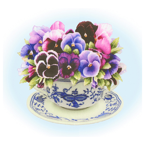 Вышивка бисером и лентами "Анютино счастье" (28*34см) 7020														