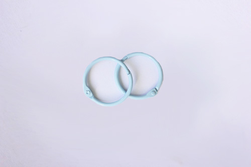 Кольца для альбомов цвет голубой, 25мм, набор 2шт.  ScrapBerrys SCB2504625/ARS2095														