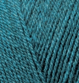 Пряжа "Extra" 212 петроль 5*100 г. 220м 100 % акрил  ALIZE 212														