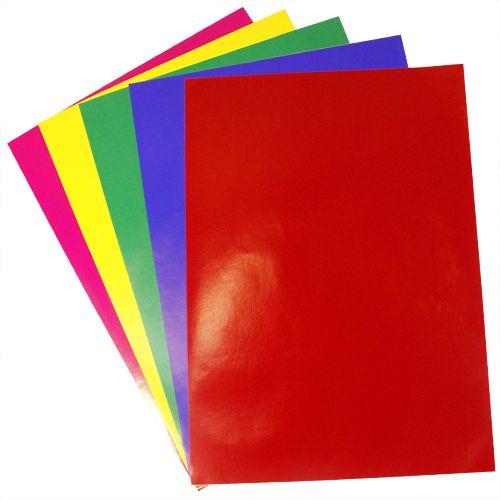 Бумага глянцевая клейкая 5л. 200гр. 545633														