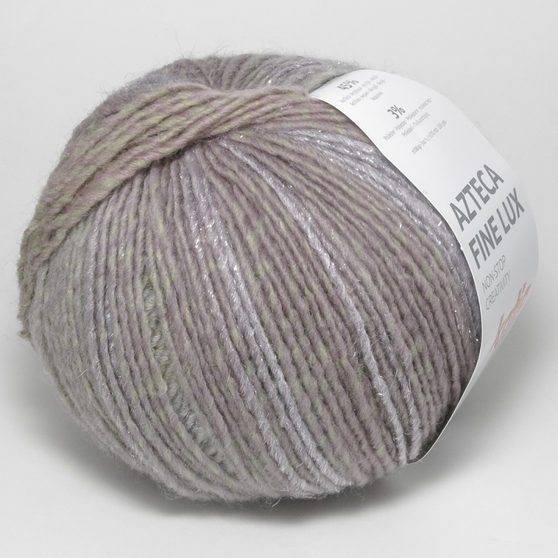 Пряжа "Katia "AZTECA FINE LUX" 400 10*100 г. 270м шерсть 52%, акрил 45%. 3% полиэстер 400														